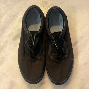 Men’s black vans size 11.5 B